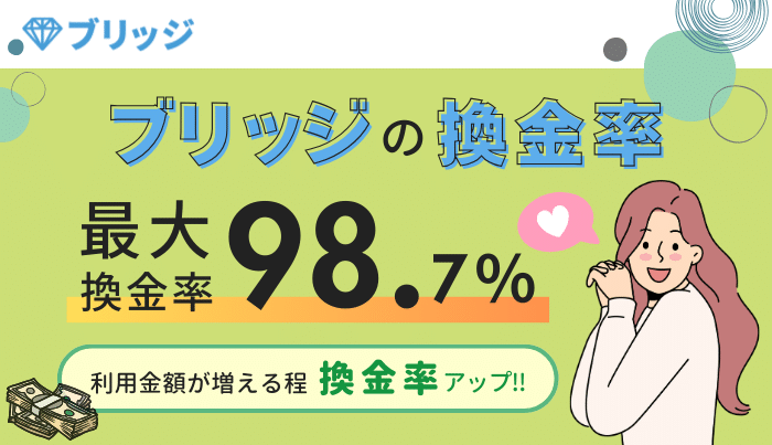 ブリッジの換金率の特徴と注目ポイントとは？